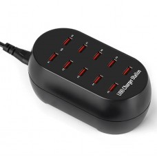 Φορτιστής USB Hub 10 Θυρών με σύνδεση ρεύματος 230V 5-000